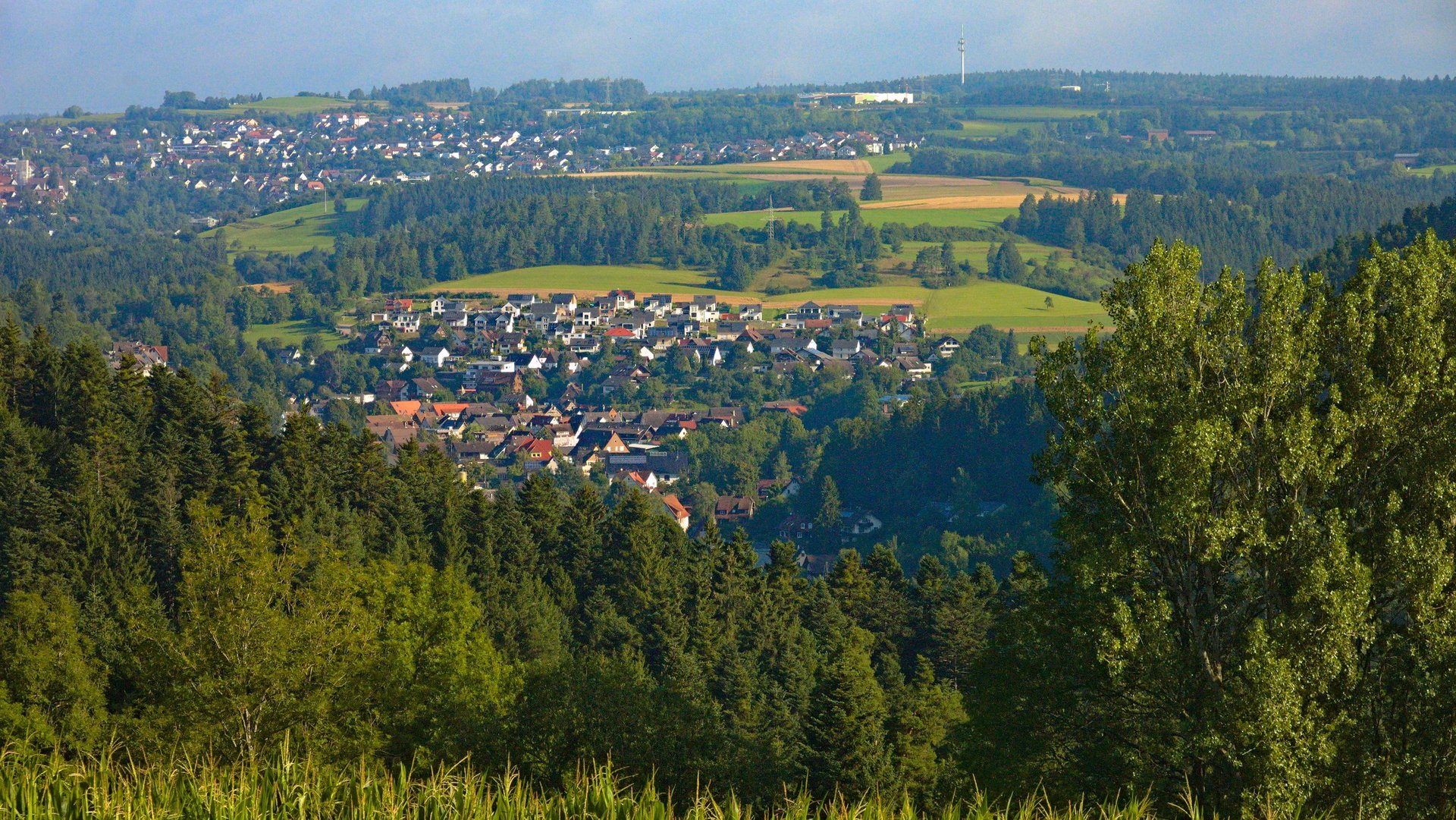 Gemeinde Glatten von oben